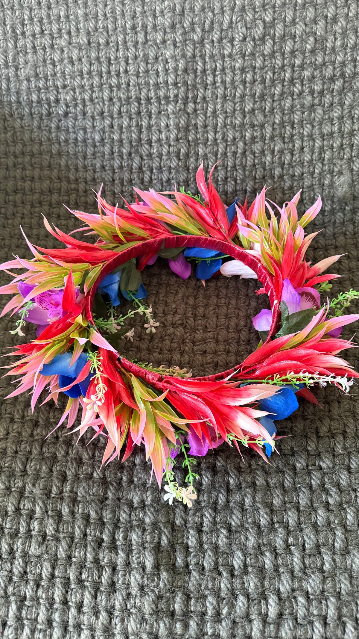 Pale Hawaiian Flower Crowns Lei Po’o