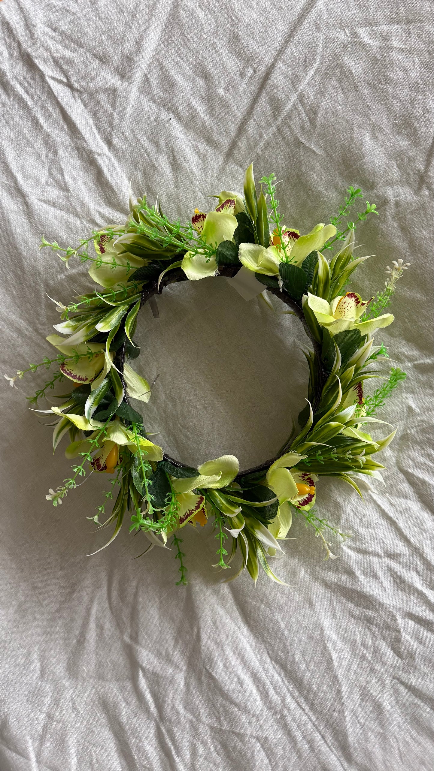Pale Hawaiian Flower Crowns Lei Po’o