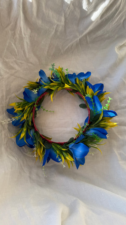 Pale Hawaiian Flower Crowns Lei Po’o