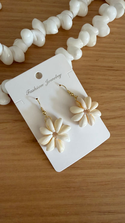 Cowrie Shell Earrings | Pacific Island Jewellery | Island Aesthetica