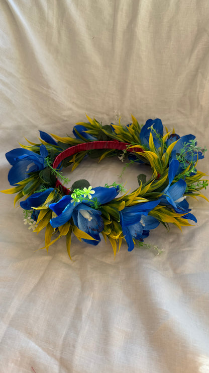 Pale Hawaiian Flower Crowns Lei Po’o