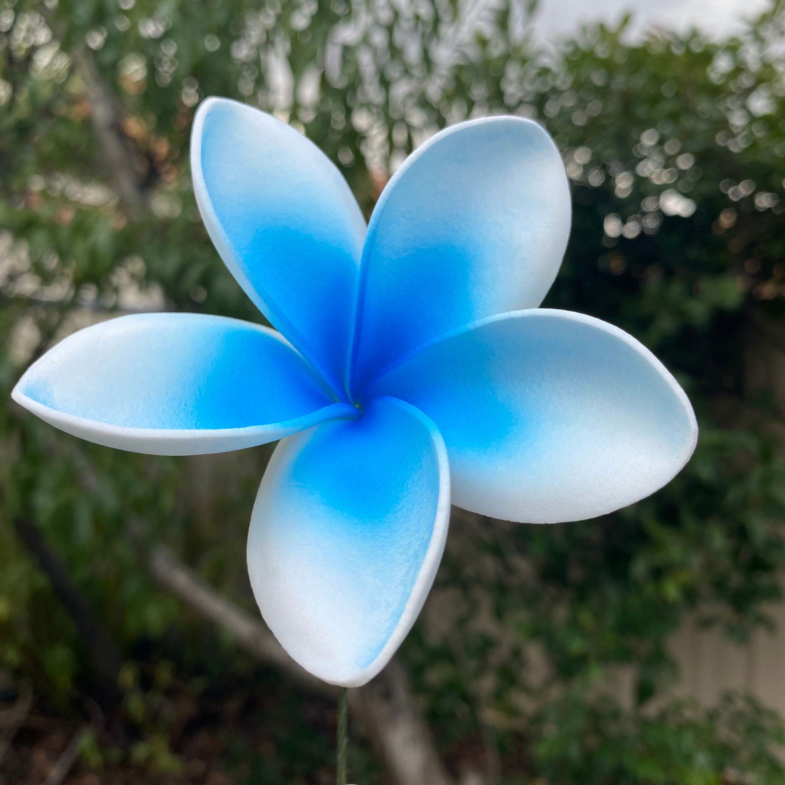 3 Faux Fleurs Frangipani Hawaii Réalistes En Latex - Bouquet Rose Pour Décoration Mariage Et Fête D'Été