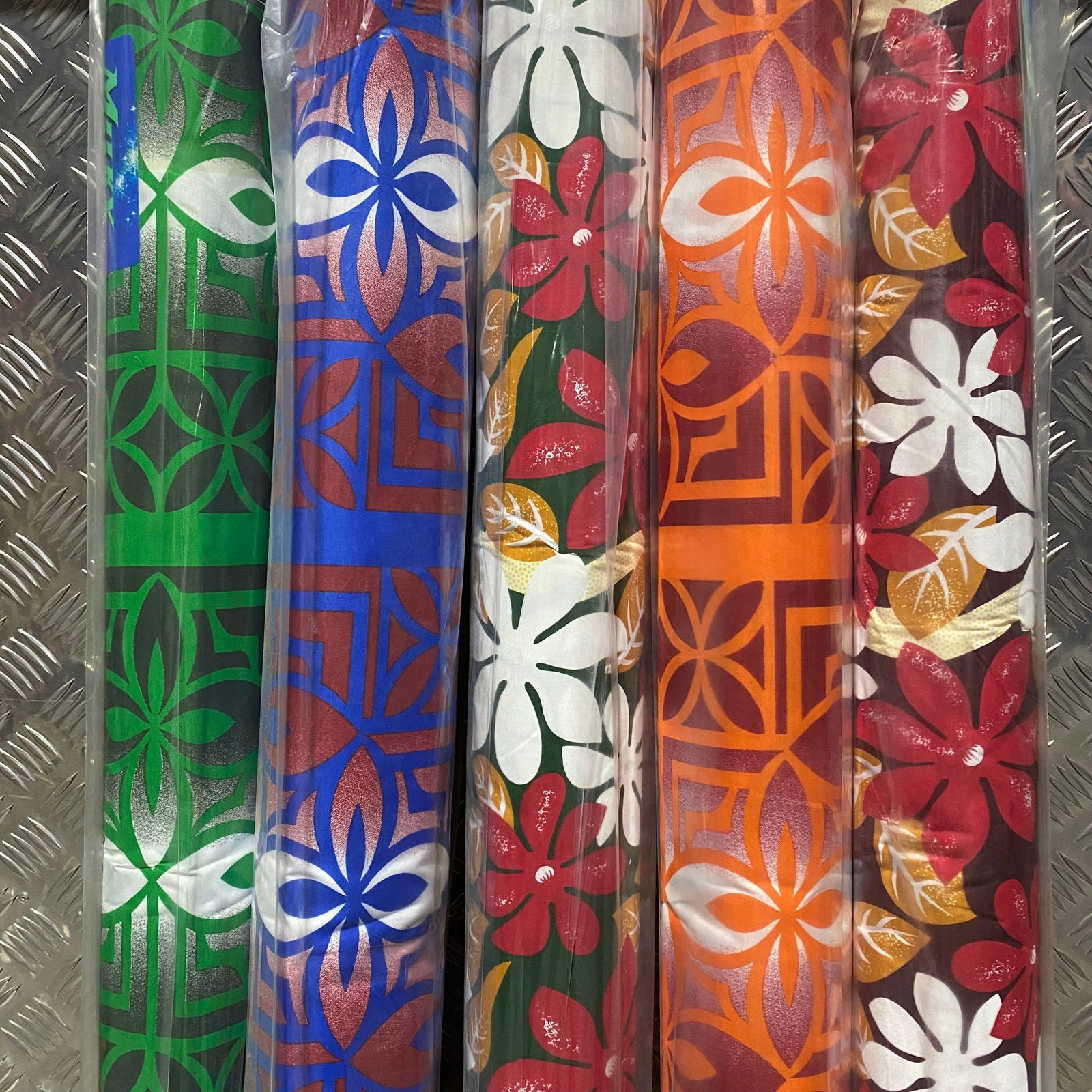 Cotton Poplin Floral Polynesian Printed Fabric Material (by the meter) #product_variant# - Island Aesthetica