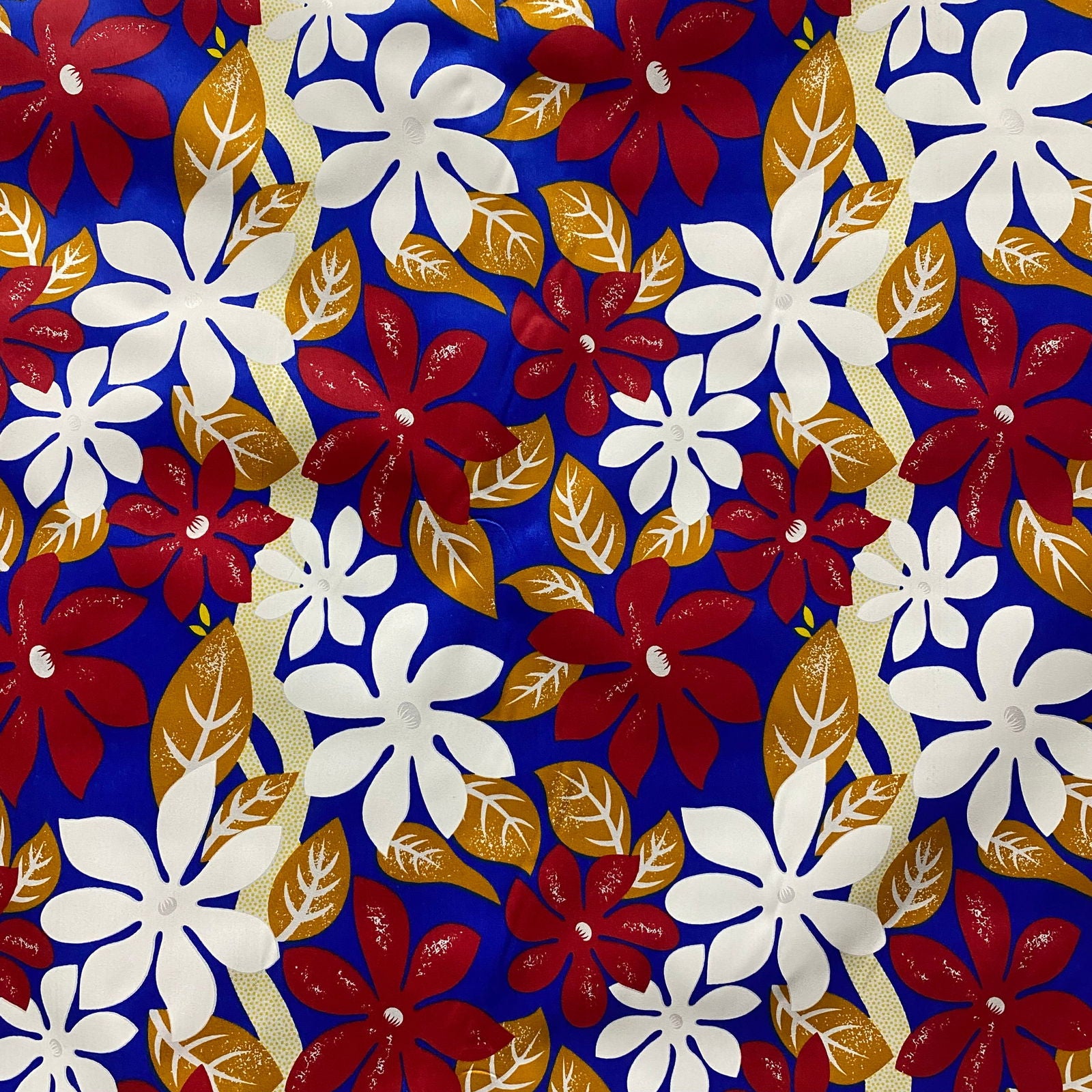 Cotton Poplin Floral Polynesian Printed Fabric Material (by the meter) #product_variant# - Island Aesthetica