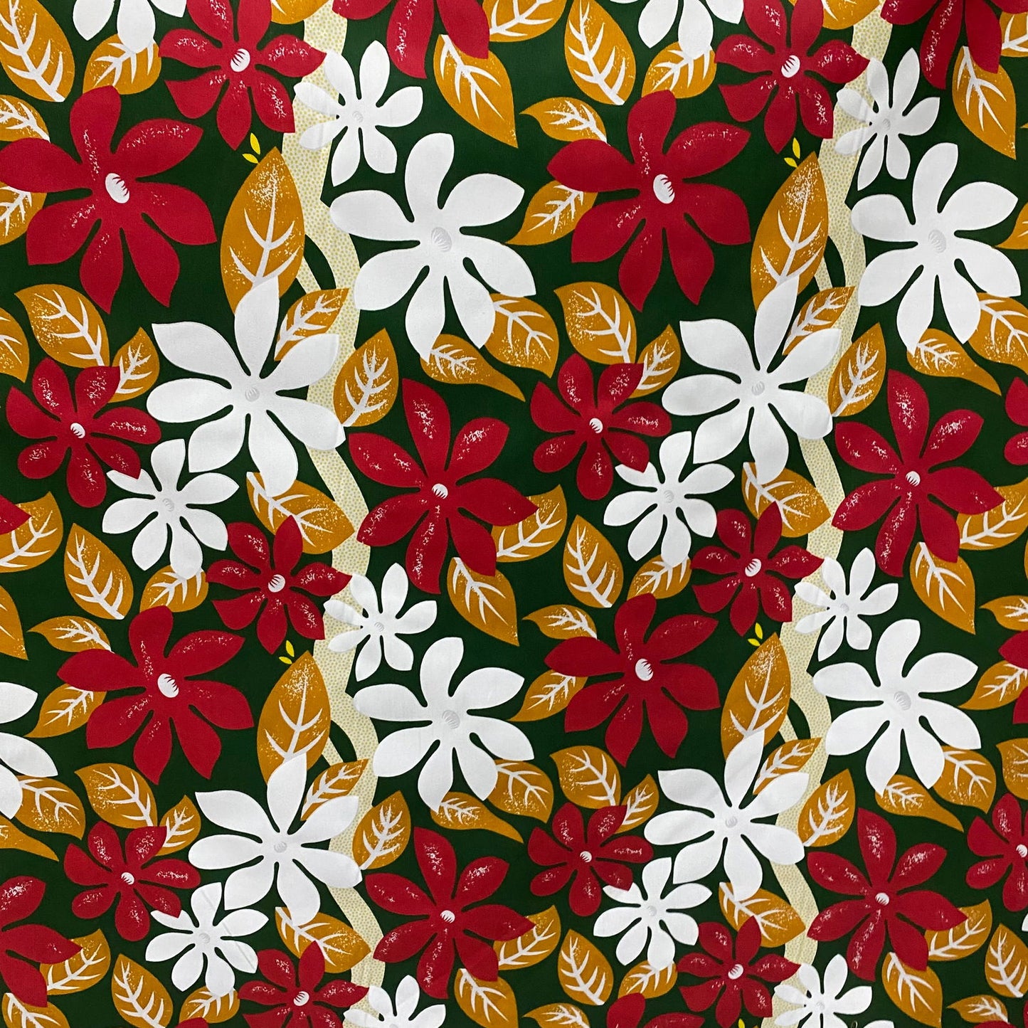 Cotton Poplin Floral Polynesian Printed Fabric Material (by the meter) #product_variant# - Island Aesthetica