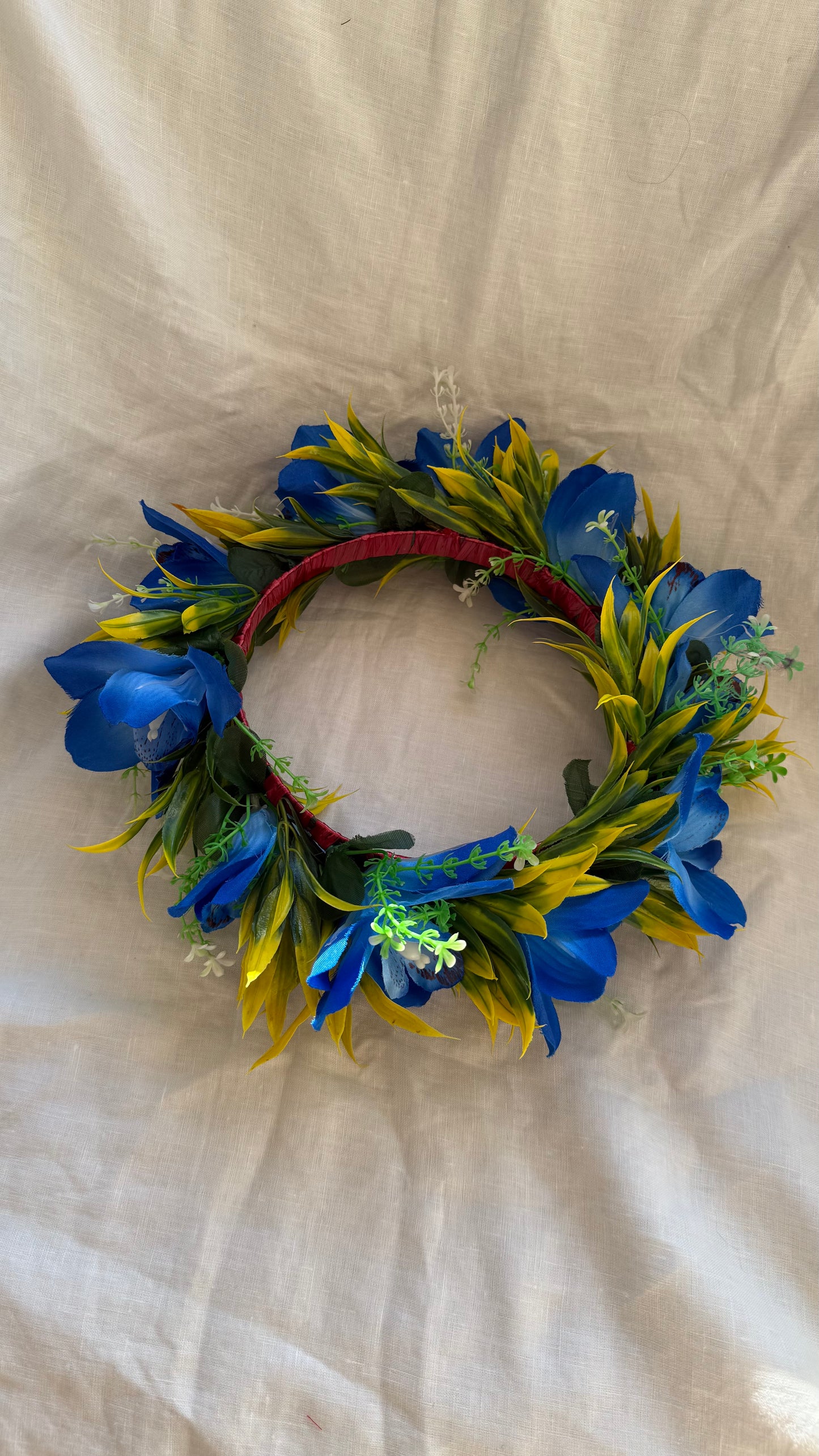 Pale Hawaiian Flower Crowns Lei Po’o