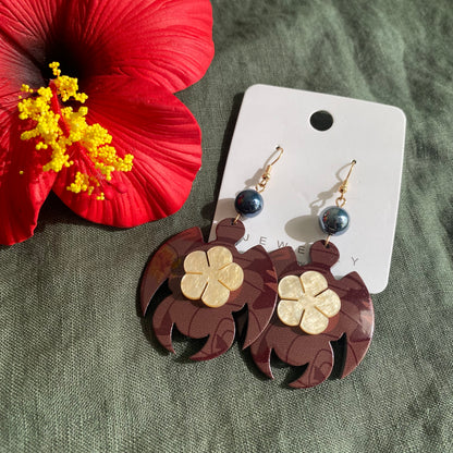 Pearl Drop Earrings Pacific Island Accessories