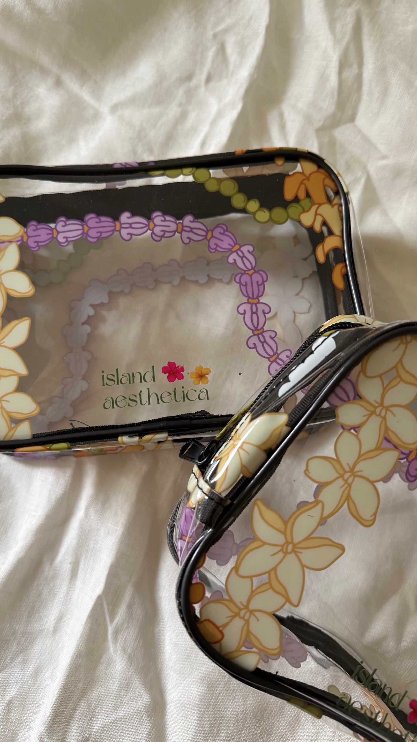 Island Floral Travel Cosmetics Bag – Puakenikeni Design