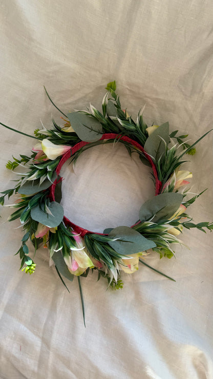 Pale Hawaiian Flower Crowns Lei Po’o