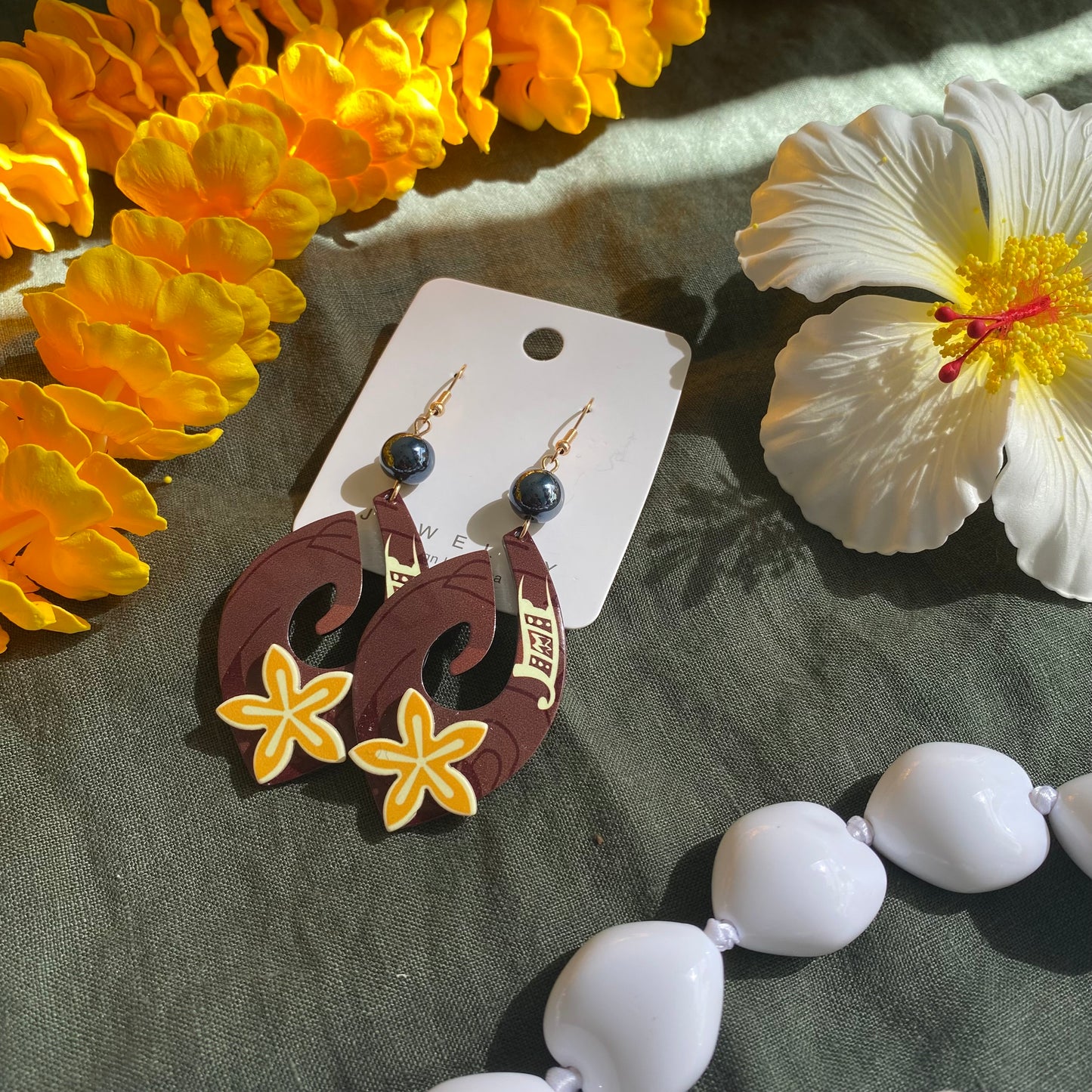 Pearl Drop Earrings Pacific Island Accessories