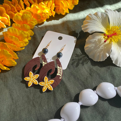 Pearl Drop Earrings Pacific Island Accessories
