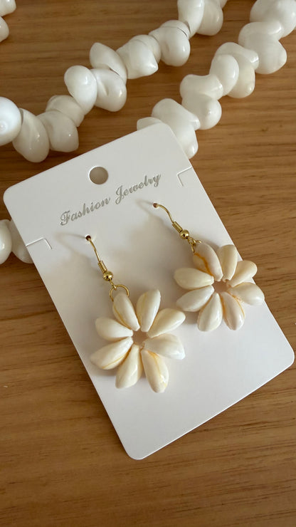 Cowrie Shell Earrings | Pacific Island Jewellery | Island Aesthetica