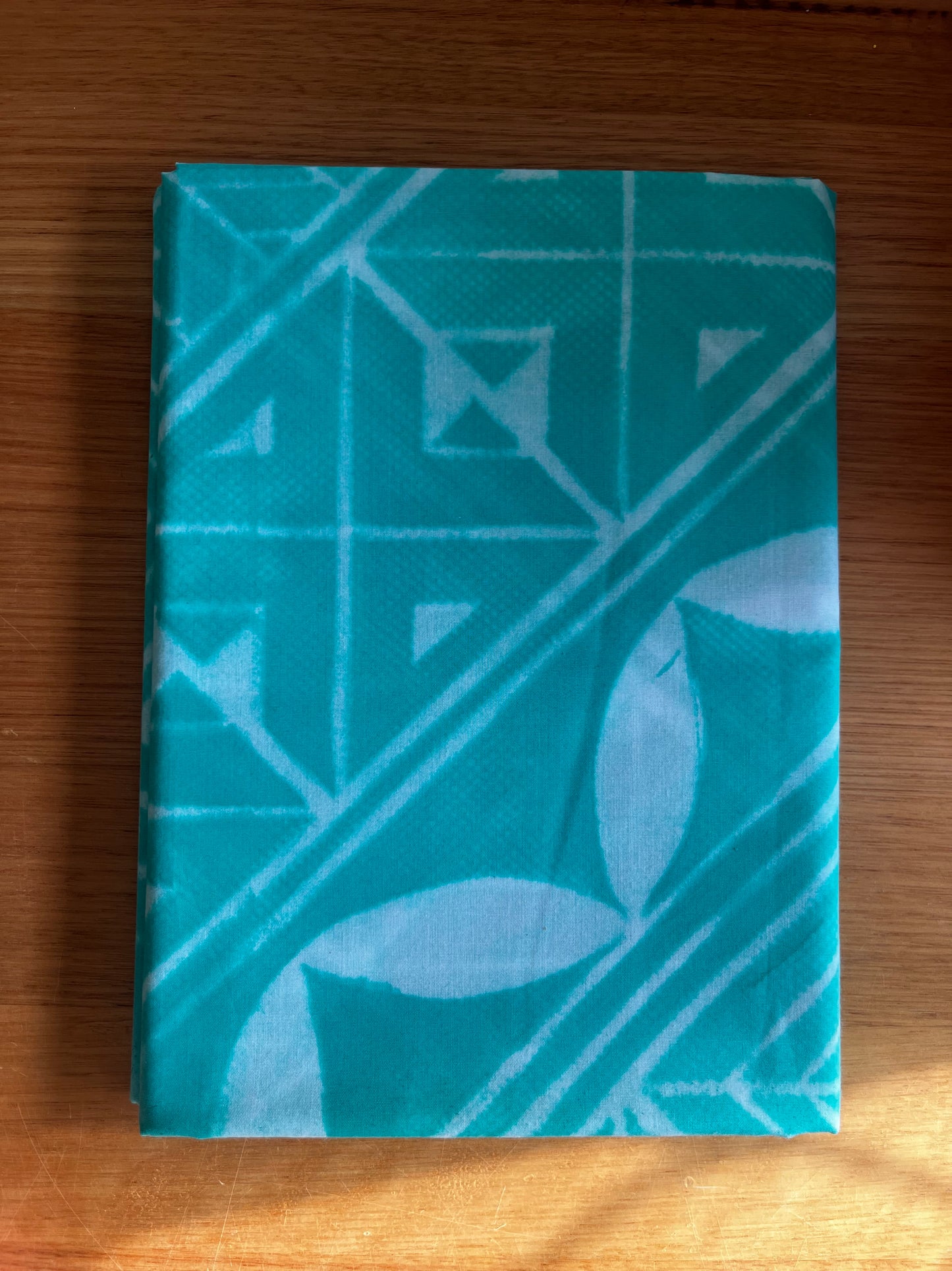 2m Pastel Block Print Table Cloth or Ie Lavalava Women's Pareo Cotton Poplin Sarong Beach Cover Up Size L