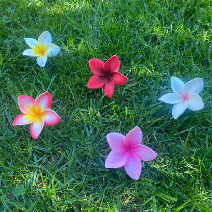 Elei Frangipani Sei Foam Flowers 7.5cm Pacific Islands Accessories Size Medium - Island Aesthetica