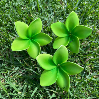 Elei Frangipani Sei Foam Flowers 7.5cm Pacific Islands Accessories Size Medium - Island Aesthetica