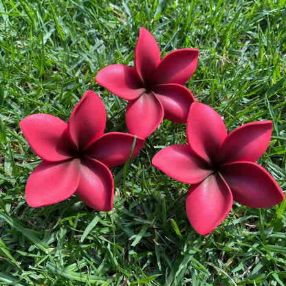 Elei Frangipani Sei Foam Flowers 7.5cm Pacific Islands Accessories Size Medium - Island Aesthetica