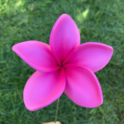 Elei Frangipani Sei Foam Flowers 7.5cm Pacific Islands Accessories Size Medium - Island Aesthetica