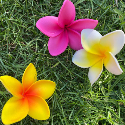 Elei Frangipani Sei Foam Flowers 7.5cm Pacific Islands Accessories Size Medium - Island Aesthetica