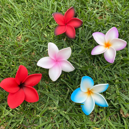 Elei Frangipani Sei Foam Flowers 7.5cm Pacific Islands Accessories Size Medium - Island Aesthetica
