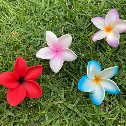 Elei Frangipani Sei Foam Flowers 7.5cm Pacific Islands Accessories Size Medium - Island Aesthetica