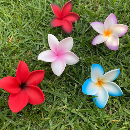 Elei Frangipani Sei Foam Flowers 7.5cm Pacific Islands Accessories Size Medium - Island Aesthetica