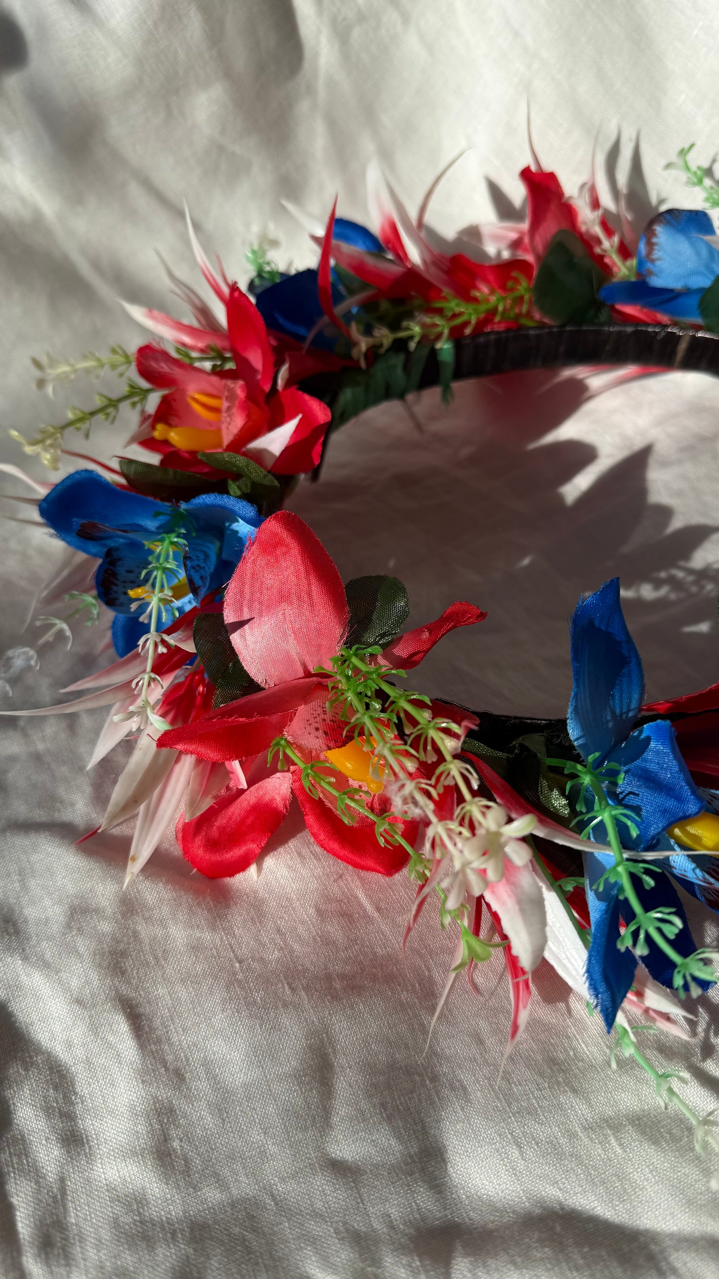 Pale Hawaiian Flower Crowns Lei Po’o