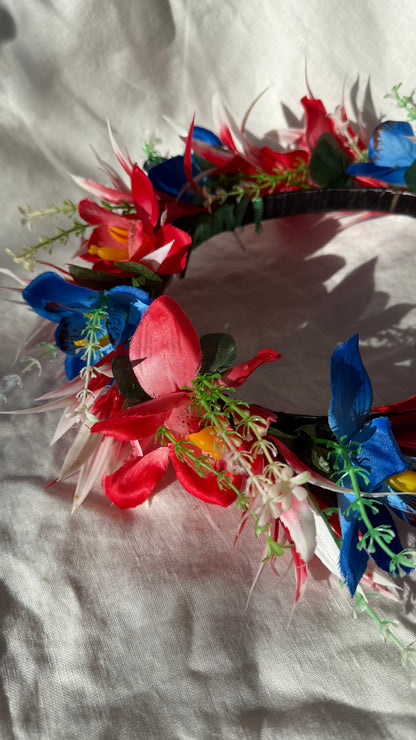 Pale Hawaiian Flower Crowns Lei Po’o