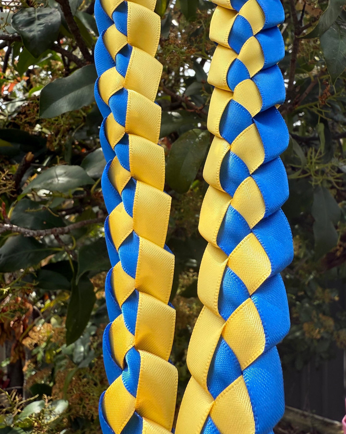 Ribbon Braided Graduation Lei Open Ended Ula