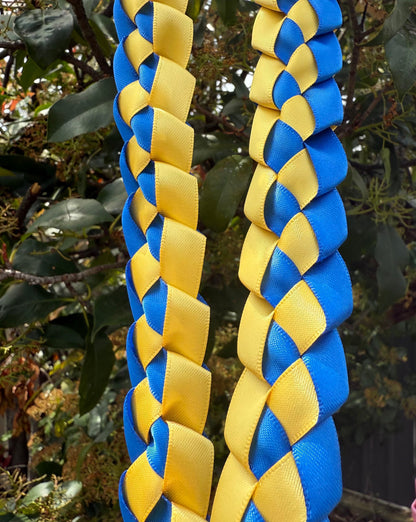 Ribbon Braided Graduation Lei Open Ended Ula