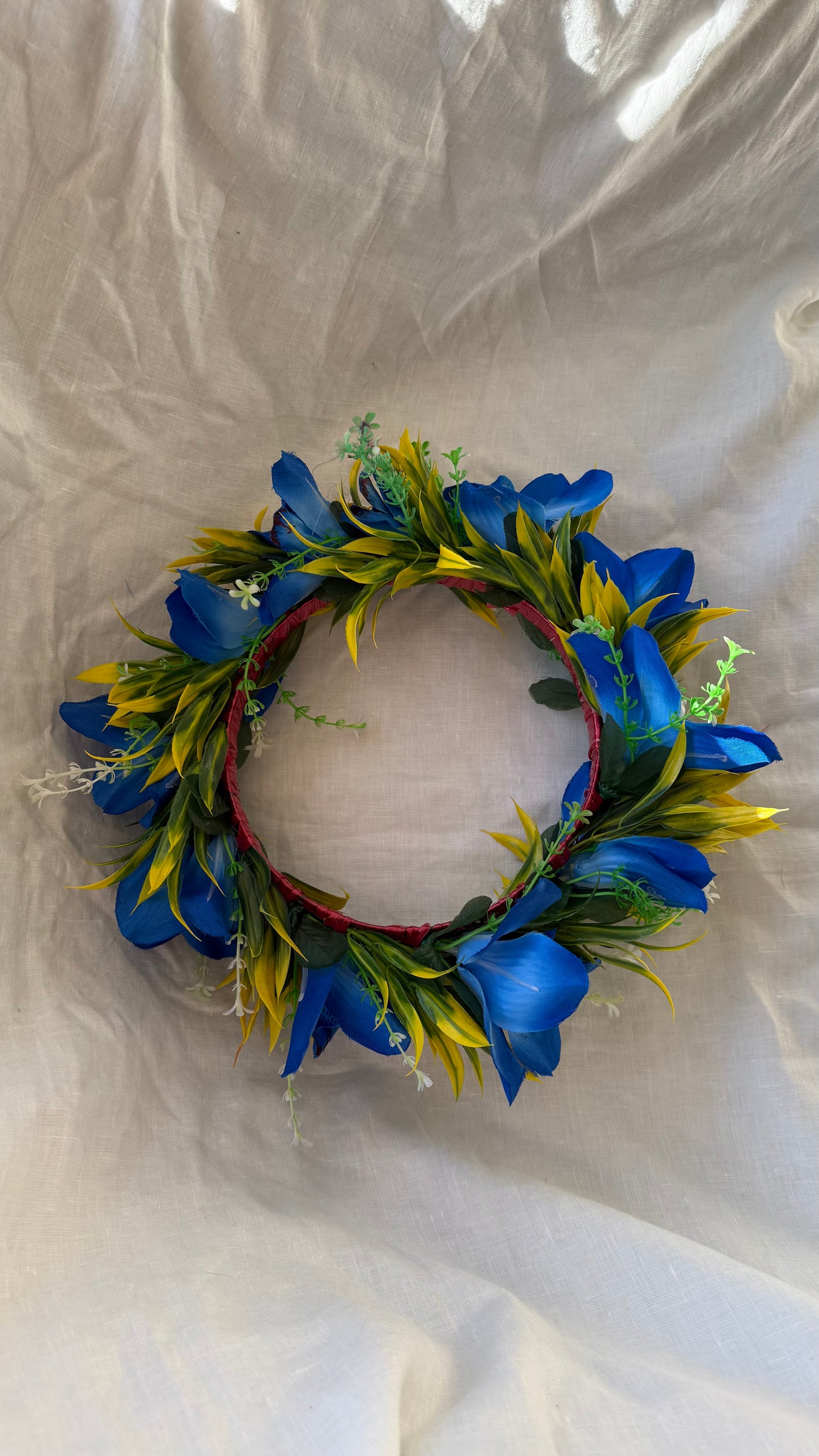Pale Hawaiian Flower Crowns Lei Po’o