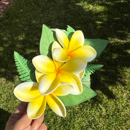 Large Plumeria Hair Clip