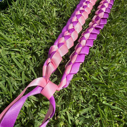 Ribbon Braided Graduation Lei Open Ended Ula