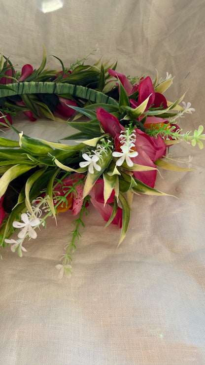Pale Hawaiian Flower Crowns Lei Po’o