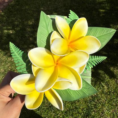 Large Plumeria Hair Clip
