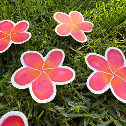 Plumeria Stickers