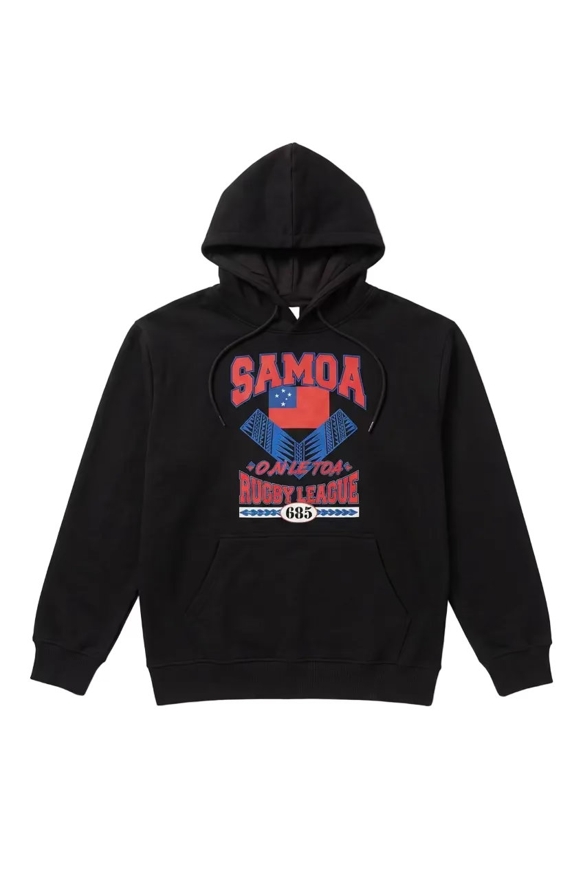 Toa Samoa Rugby League Hoodie – Kids & Adults