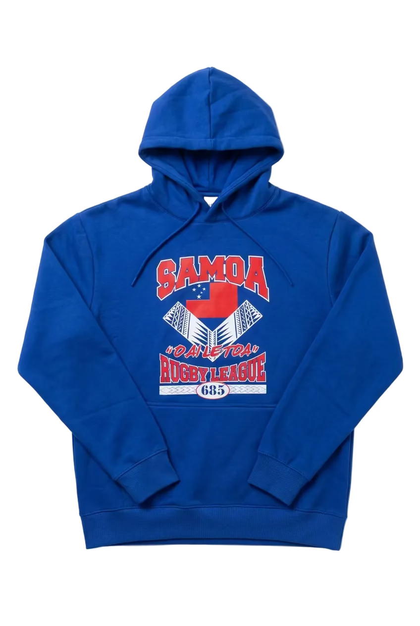 Toa Samoa Rugby League Hoodie – Kids & Adults