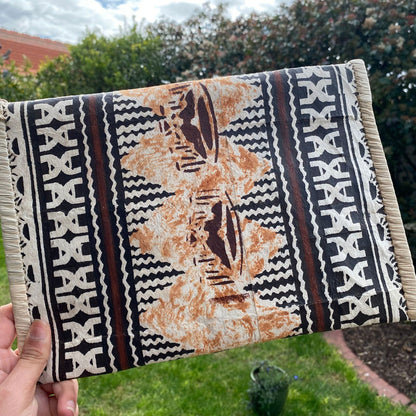 Lautoka Fijian Tapa Print Clutch Island Purse Handbag Laptop Sleeve - Island Aesthetica
