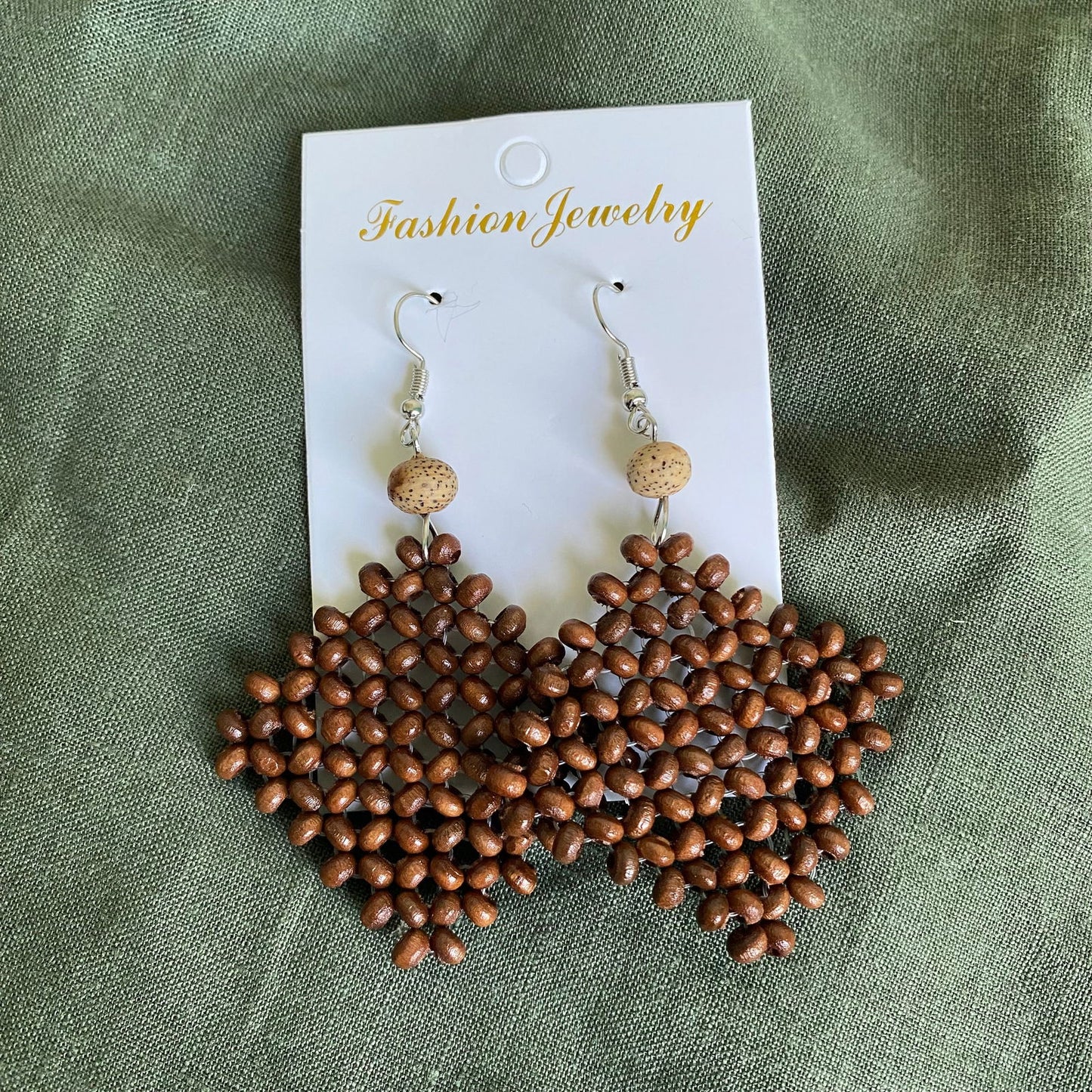 Masina Woven Rattan Drop Earrings - Island Aesthetica