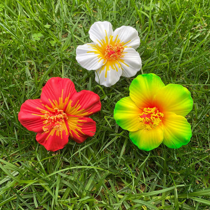 Medium Hibiscus Sei Polynesian Flowers 8cm Pollen - Island Aesthetica