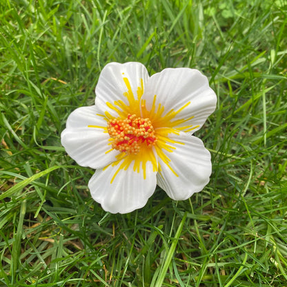 Medium Hibiscus Sei Polynesian Flowers 8cm Pollen - Island Aesthetica