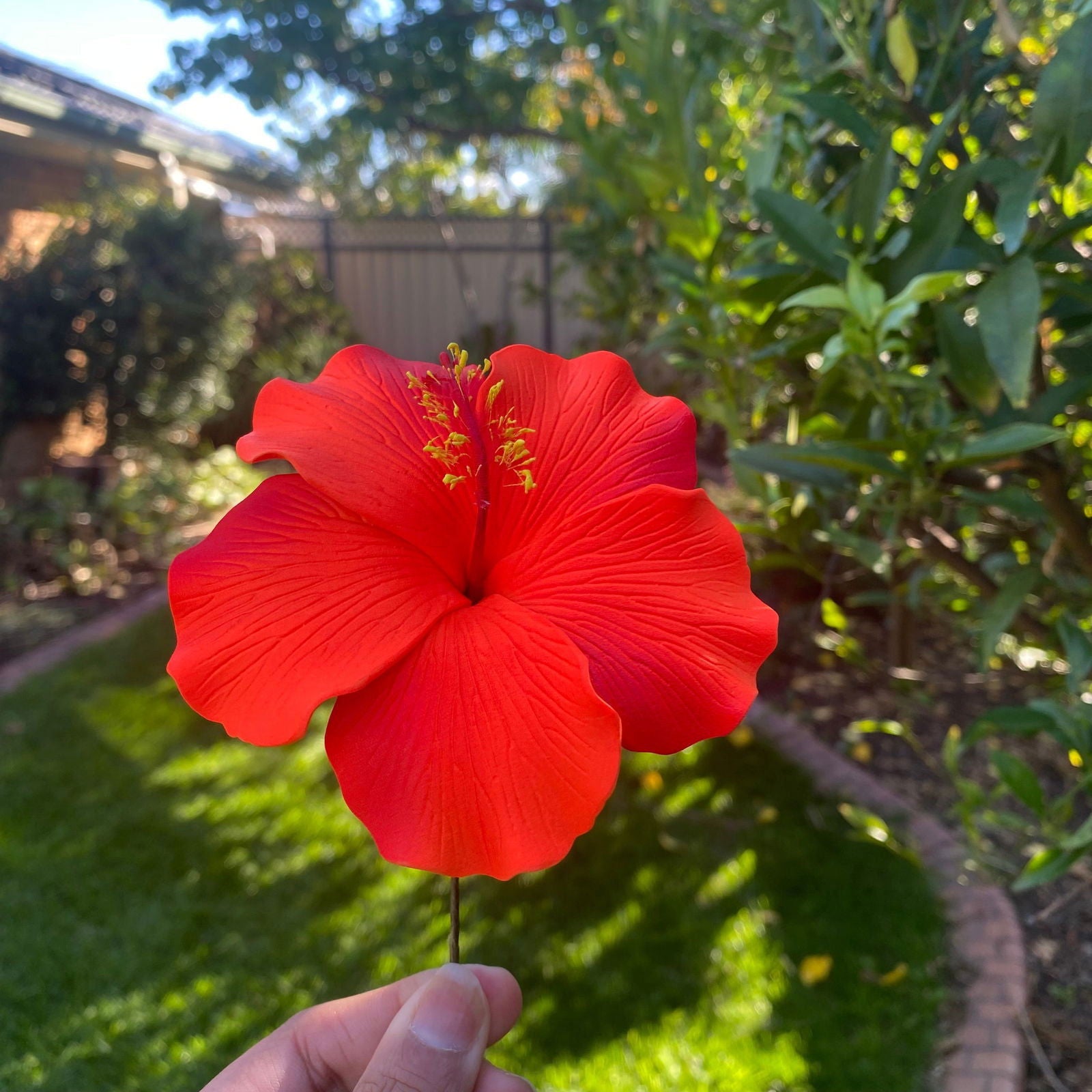 Millilani Large Hibiscus Sei Aute Hair Foam Flowers 9cm Pacifika - Island Aesthetica