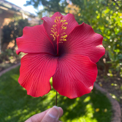 Millilani Large Hibiscus Sei Aute Hair Foam Flowers 9cm Pacifika - Island Aesthetica