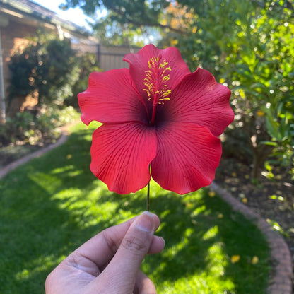 Millilani Large Hibiscus Sei Aute Hair Foam Flowers 9cm Pacifika - Island Aesthetica