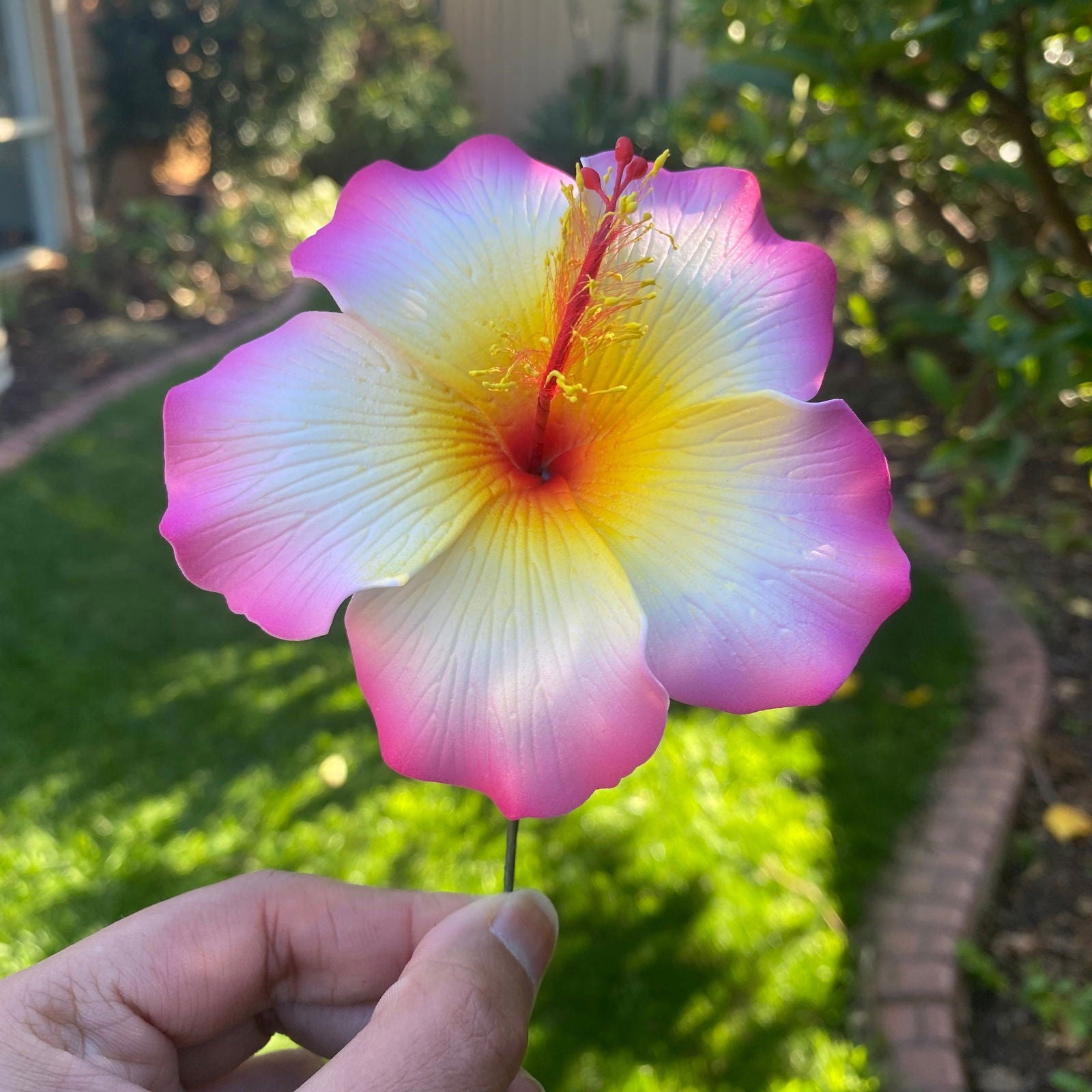 Millilani Large Hibiscus Sei Aute Hair Foam Flowers 9cm Pacifika - Island Aesthetica