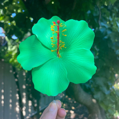 Millilani Large Hibiscus Sei Aute Hair Foam Flowers 9cm Pacifika - Island Aesthetica