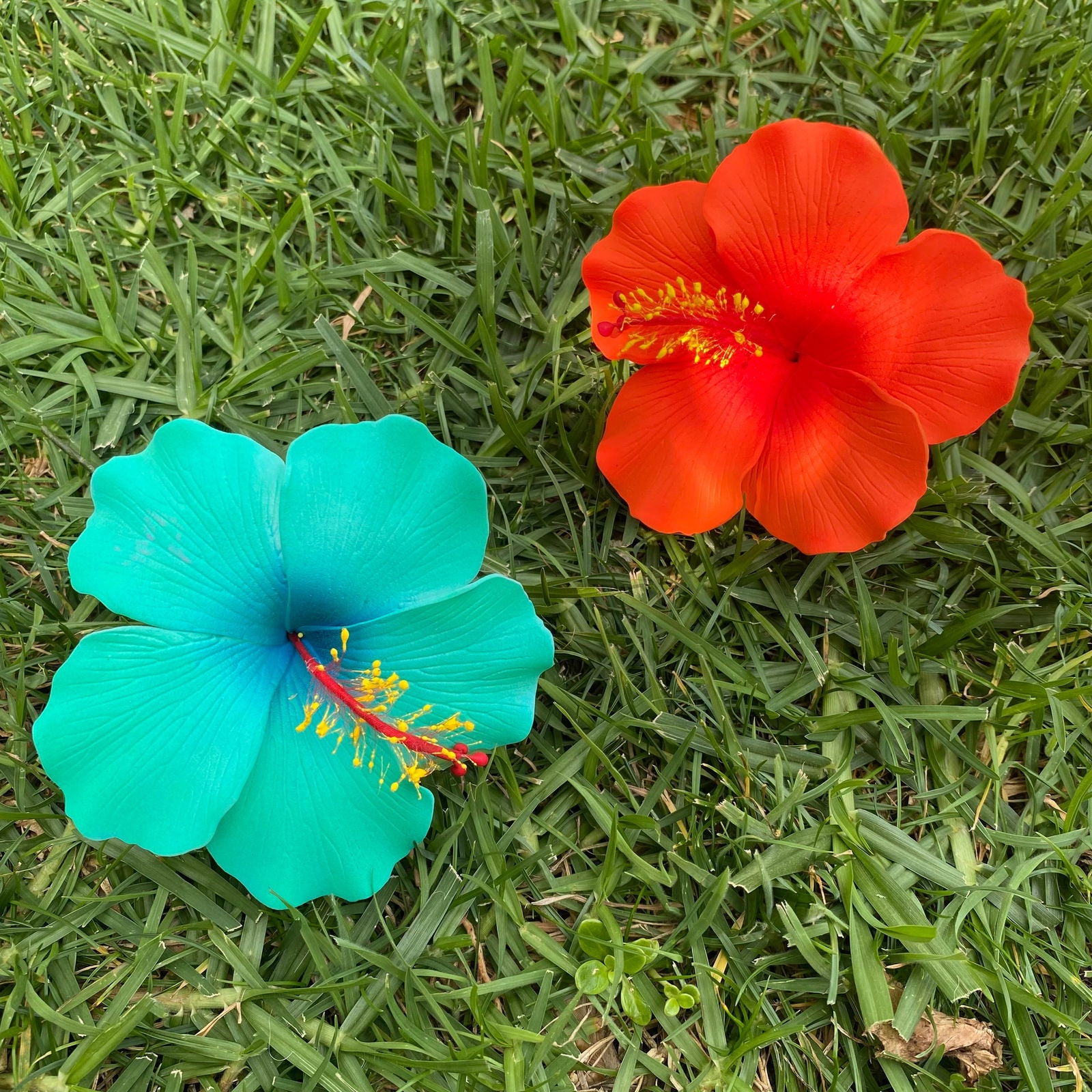 Millilani Large Hibiscus Sei Aute Hair Foam Flowers 9cm Pacifika - Island Aesthetica