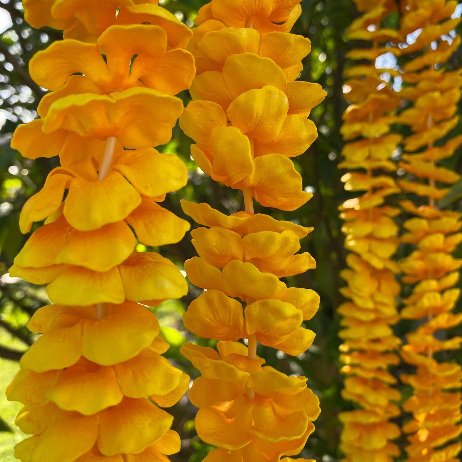 Premium Mini Hibiscus Lei 40cm Hawaiian Luau - Island Aesthetica