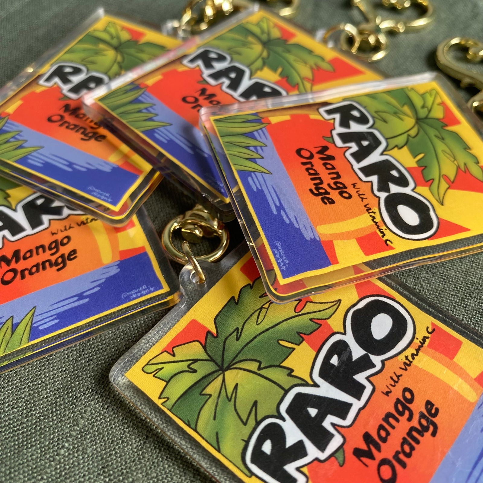 Raro Acrylic Keychain Bag Charm - Island Aesthetica
