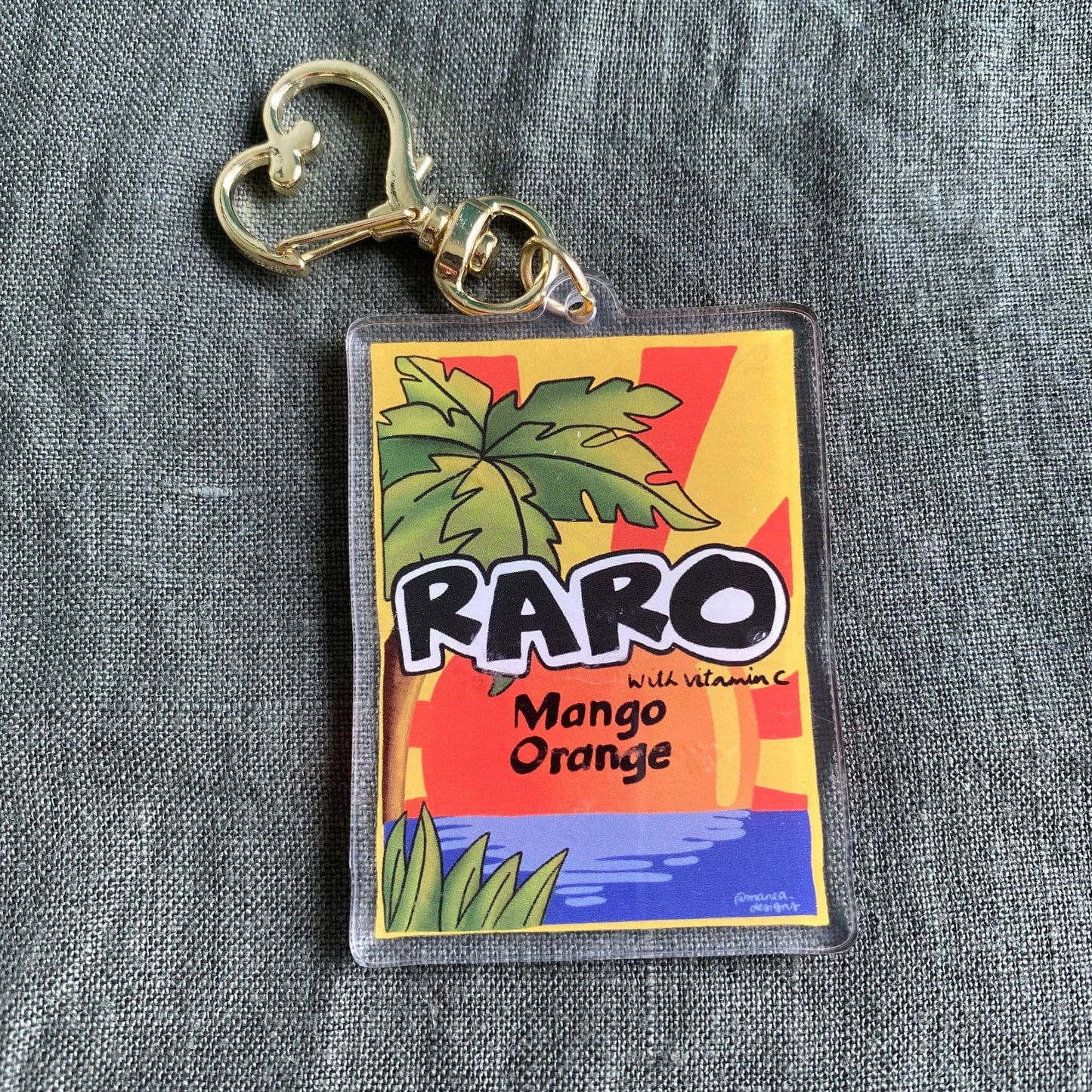 Raro Acrylic Keychain Bag Charm - Island Aesthetica